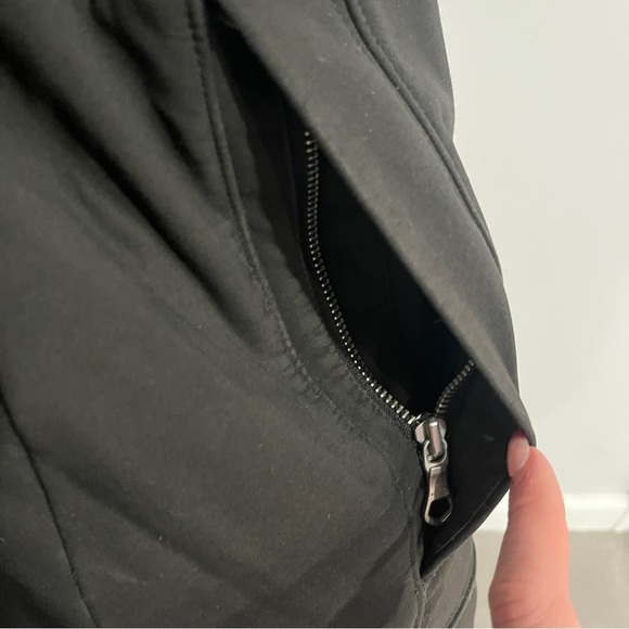 North Face Women's Black Belted Winter Trench‎ Coat Small - Picture 2 of 7